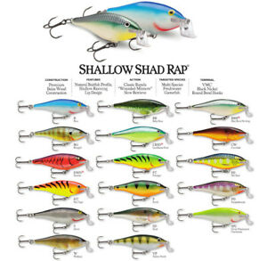 Воблер Rapala Shallow Shad Rap 9см/15гр – плуващ