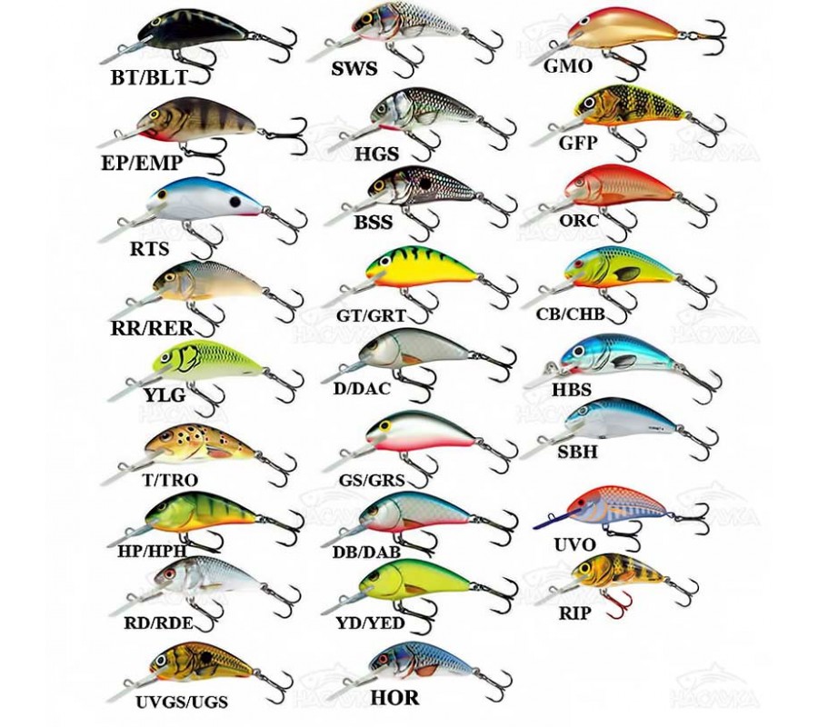 Воблер Salmo Hornet Deep Runner 5см/8гр – потъващ