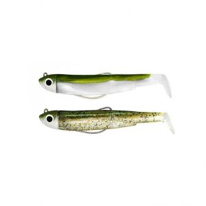 Fiiish Black Minnow Double Combo Kaki/Kaki Paillete No:1 - 7см/6гр
