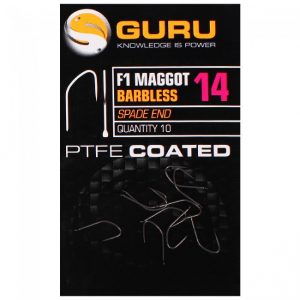 Куки Guru F1 Maggot Barbless
