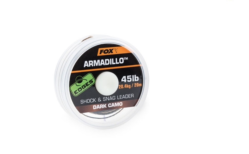 Шаранджийски повод Fox Edges Armadillo Shock & Snag Leader Dark Camo - 20m - Image 2