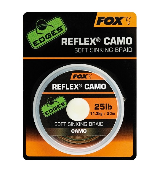 Шаранджийски повод Fox Edges Reflex Camo - 35lb/15.9kg/20m - Image 2