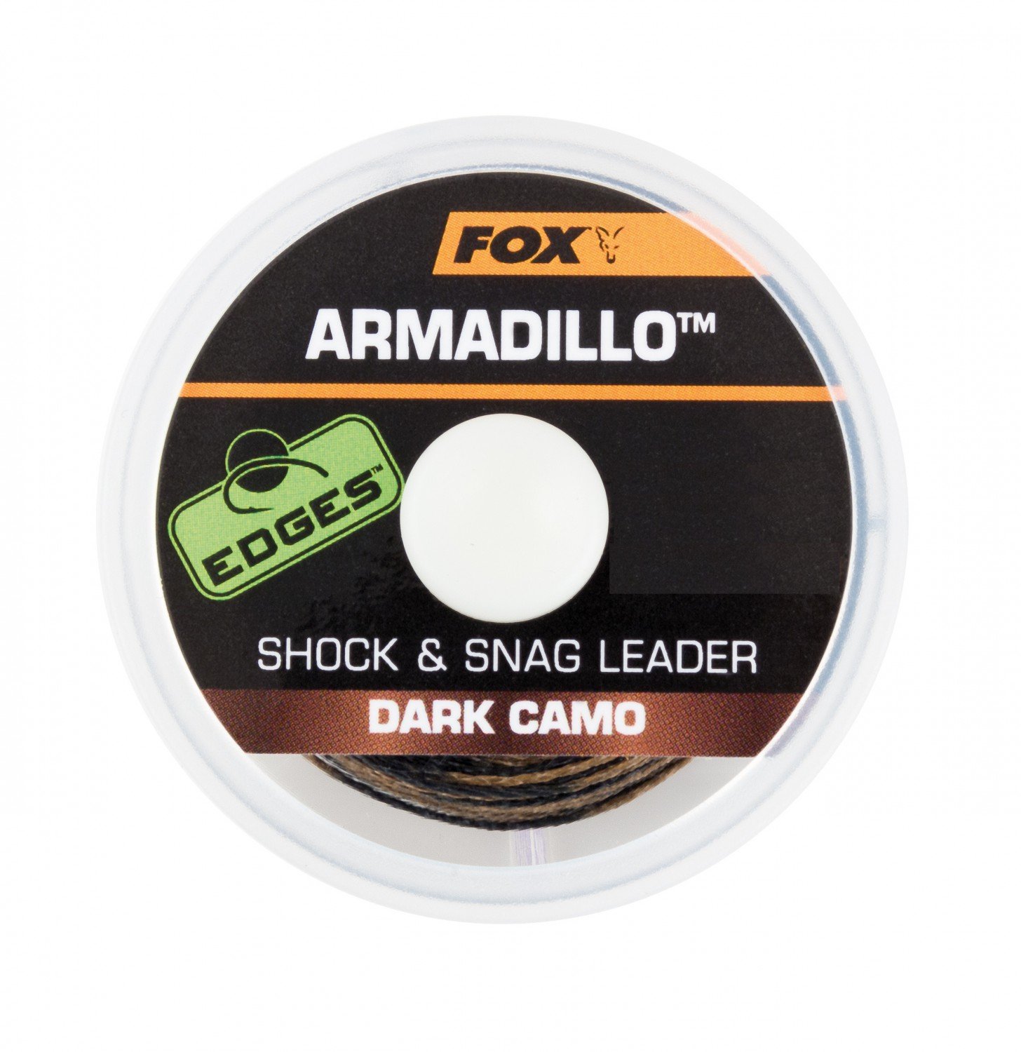 Шаранджийски повод Fox Edges Armadillo Shock & Snag Leader Dark Camo - 20m