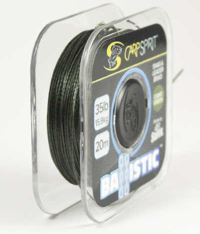 Шаранджийски повод Carp Spirit Ballistic Snag & Leader Braid Camo Green - 20m - Image 3