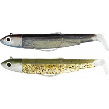 Fiiish Black Minnow Double Combo Kaki Paillete/Sexy Brown No:2 - 9см/10гр