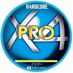 Плетено влакно Duel Hardcore X4 Pro 150м - Yellow
