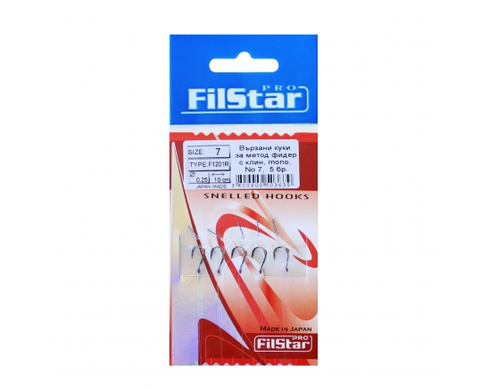 Вързани куки за метод фидер с клин Filstar F1201R - Image 2