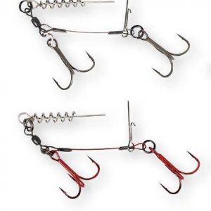 Стингер с две куки Savage Gear Carbon49 Corkscrew Stinger