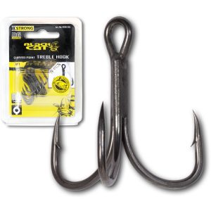 Тройки куки Black Cat Curved Point Treble Hook DG Coating