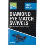Ролков вирбел Preston Diamond Eye Match Swivels - Size: 14