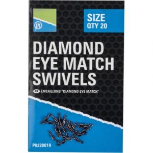 Ролков вирбел Preston Diamond Eye Match Swivels - Size: 14