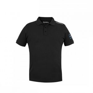 Тениска с яка Shimano Aero Polo Black