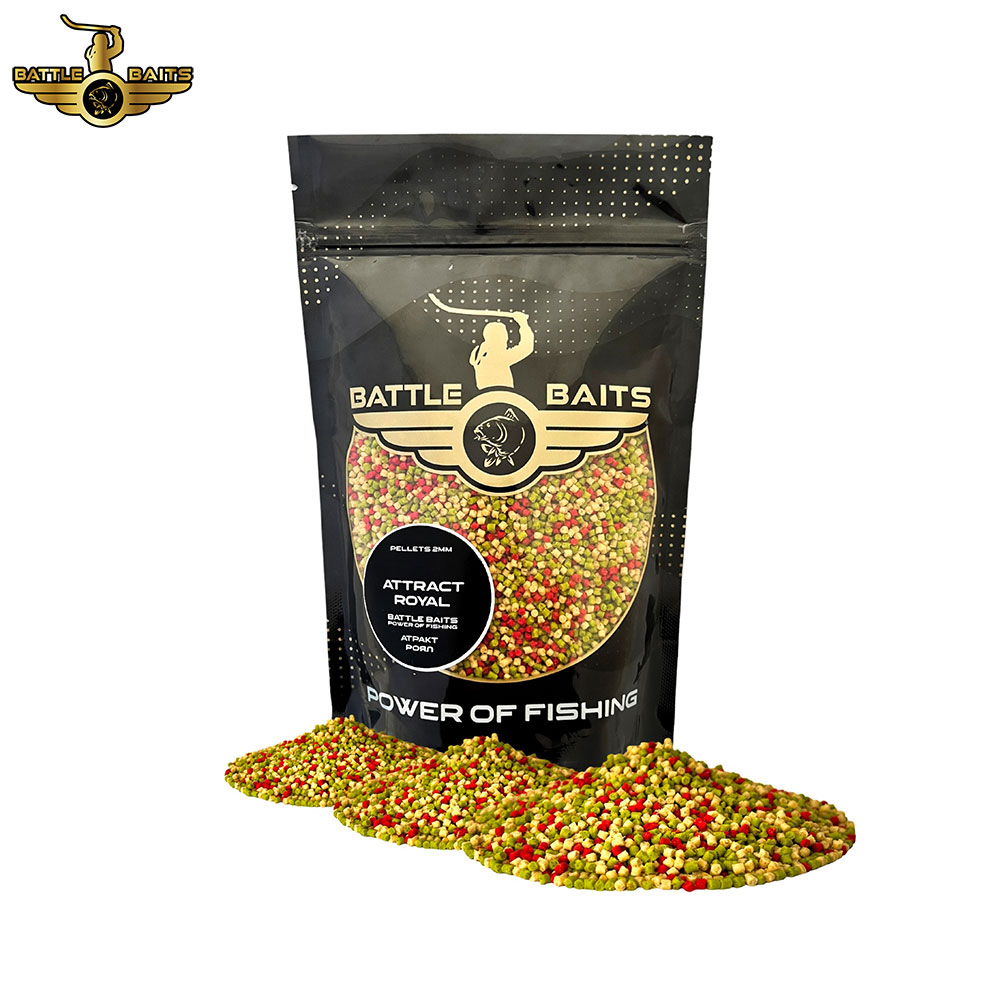 Пелети Battle Baits Pellets Attract Royal 2мм