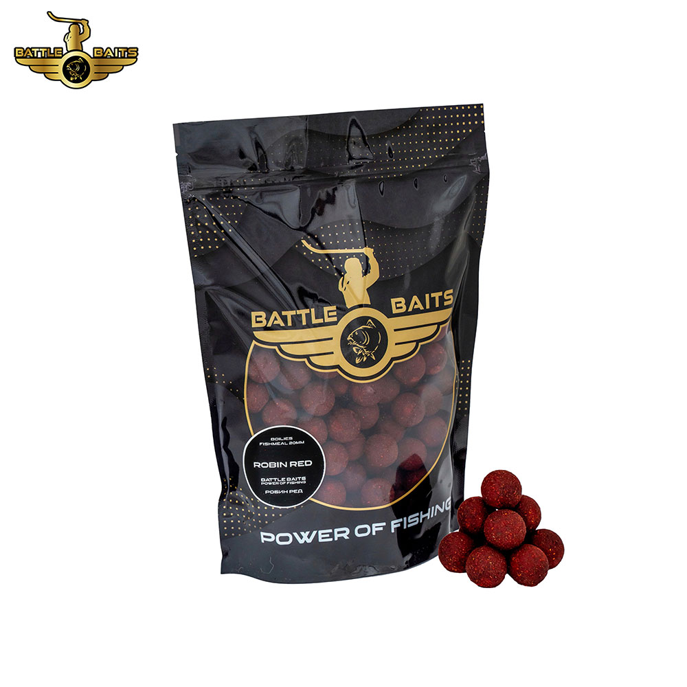 Протеинови топчета Battle Baits Soluble Robin Red 20мм 1кг