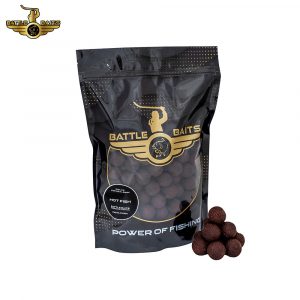 Протеинови топчета Battle Baits Soluble Hot Fish 20мм 1кг