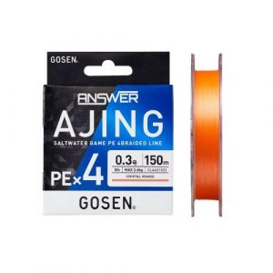 Плетено влакно Gosen Answer Ajing PE X4 - 150m