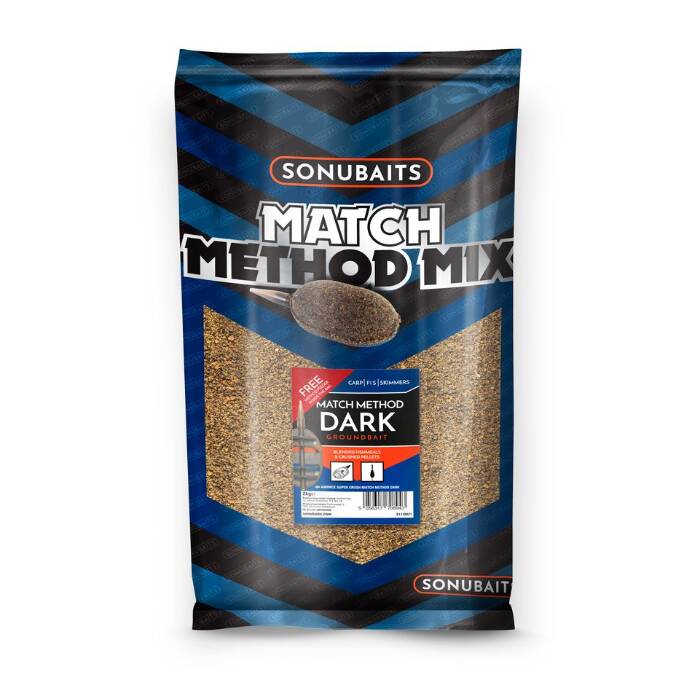 Захранка Sonubaits Match Method Mix Dark 2kg
