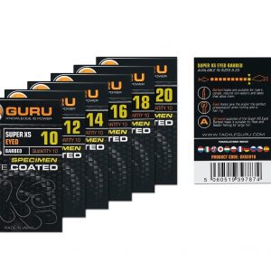 Куки с ухо Guru Super XS Barbed/Eyed