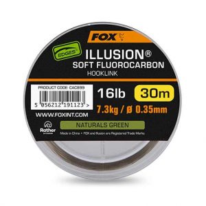 Флуорокарбон Fox Illusion Soft Fluorocarbaon Hooklink 16lb 30m