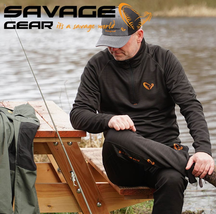 Блуза Savage Gear Regenerator Half-Zip Fleece Kombu Green - Image 4