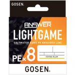 Плетено влакно Gosen Answer Light Game PE X8 #0.3 150m