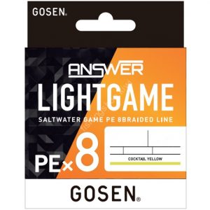 Плетено влакно Gosen Answer Light Game PE X8 #0.3 150m