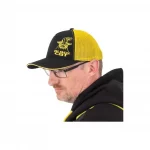 Шапка Black Cat Black and Yellow Trucker Cap