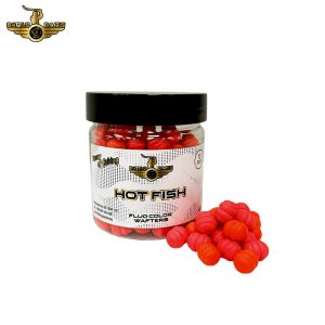 Дъмбели Battle Baits Fluo Color Wafters Hot Fish 10mm