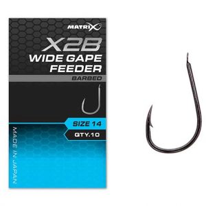 Куки с контра Matrix X2B Wide Gape Feeder Hooks