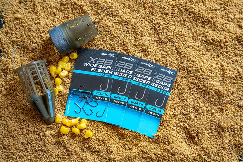Куки с контра Matrix X2B Wide Gape Feeder Hooks - Image 7