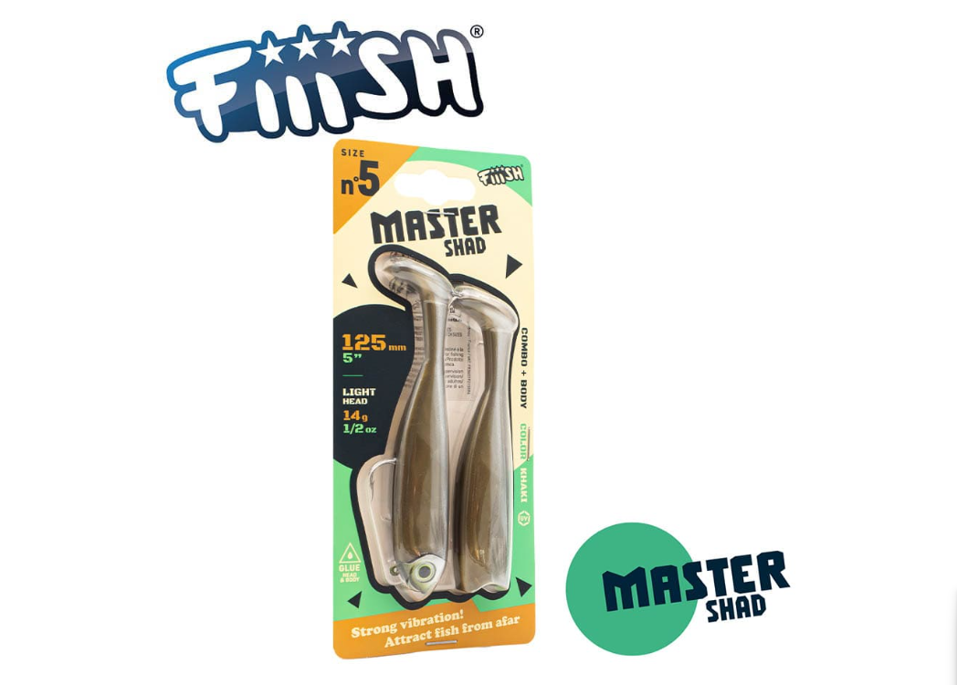 Силикон Fiiish Master Shad No5 Combo 12.5cm 14g – Kaki - Image 4